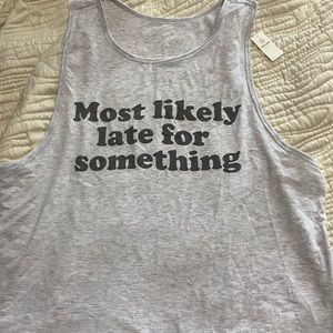 Aerie by American Eagle "Classic Graphic Tank Top"